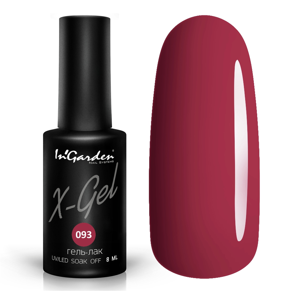 Гель лак In’Garden X-gel №93