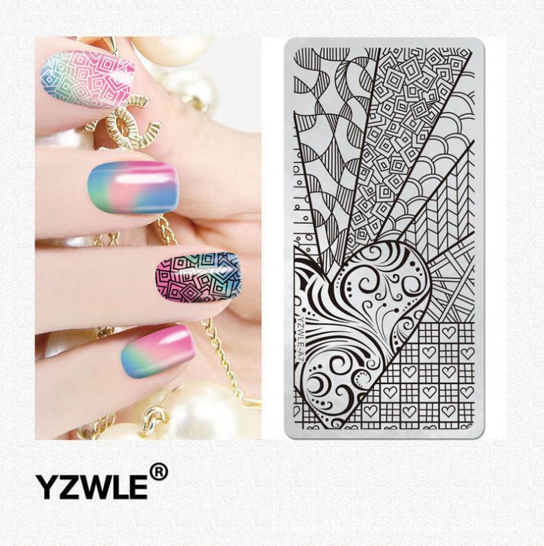 Пластина для стемпинга YZVLE A7