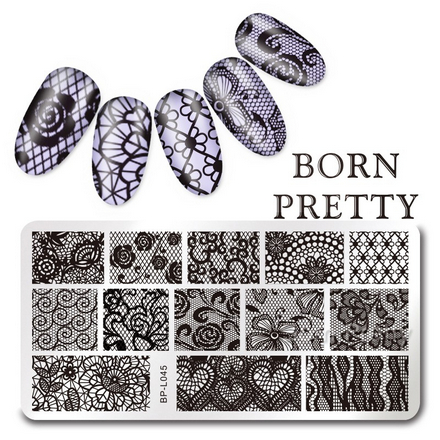 Пластина для стемпинга Born Pretty L045