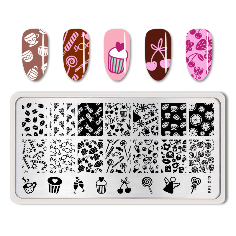 Пластина для стемпинга Born Pretty L023