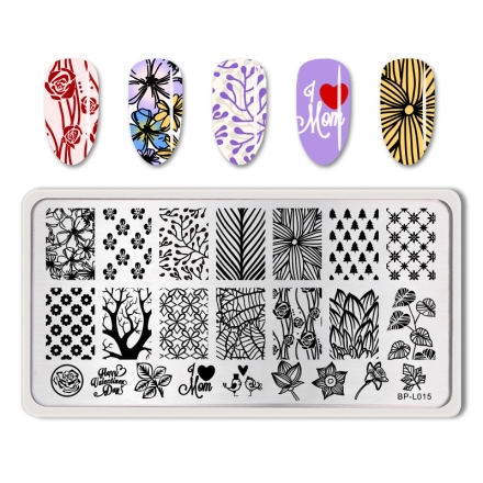 Пластина для стемпинга Born Pretty L015
