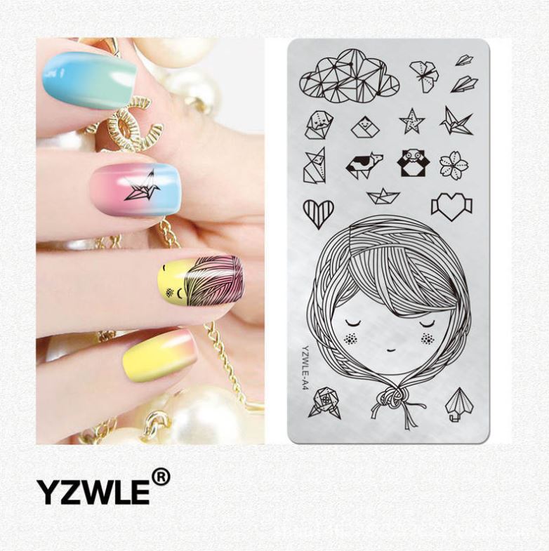 Пластина для стемпинга YZVLE A4
