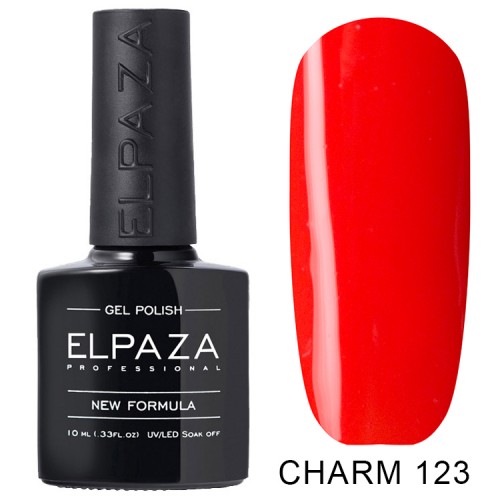 Гель лак Elpaza Charm №123 Красное пламя
