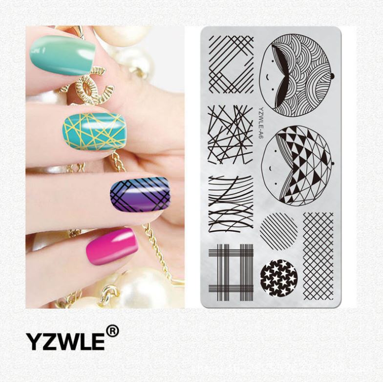 Пластина для стемпинга YZVLE A6